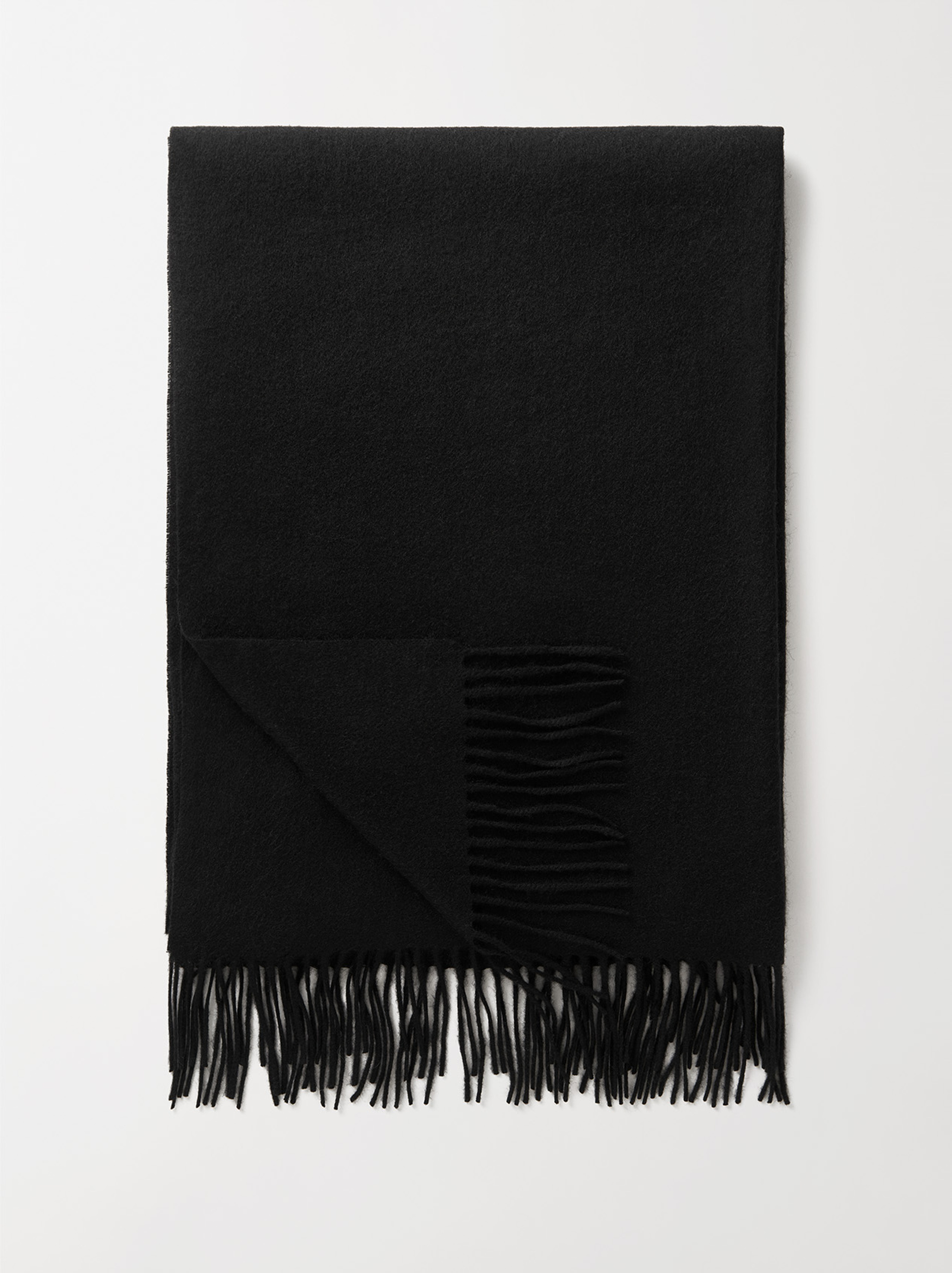 Woven Scarf Black 2